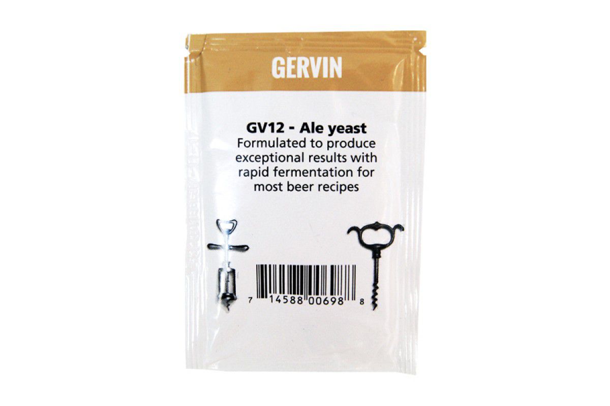Пивные дрожжи Gervin "GV12 Ale Yeast", 11 г