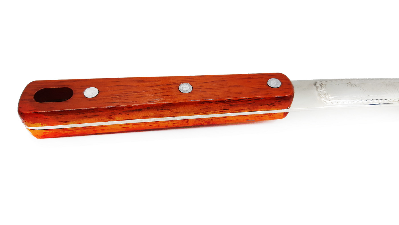 Лопатка для жарки цельная 47 см. с деревянной ручкой