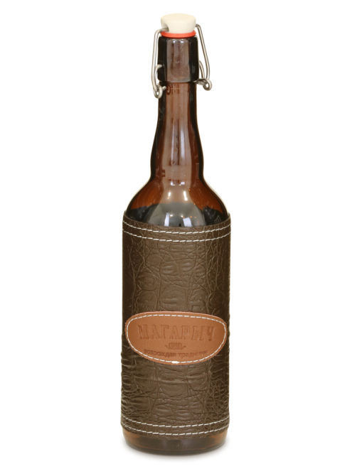 Бутылка МАГАРЫЧ коричневая с чехлом