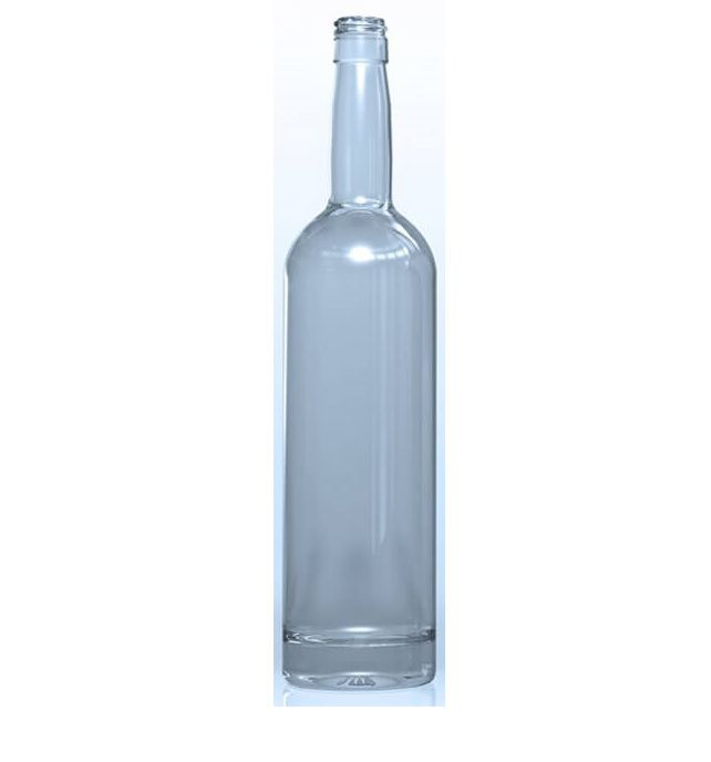 Бутылка винтовая с алюминиевой крышкой 1 л