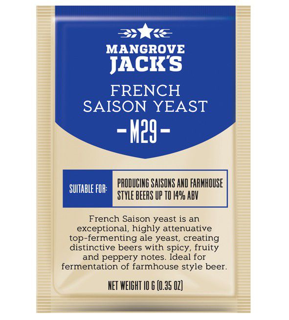 Пивные дрожжи Mangrove Jack's "French Saison M29", 10 г