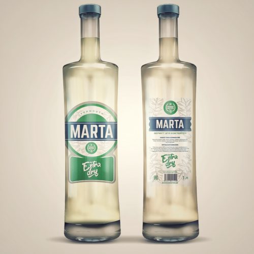 Набор для настаивания в бутылке "Вермут Marta Extra Dry"